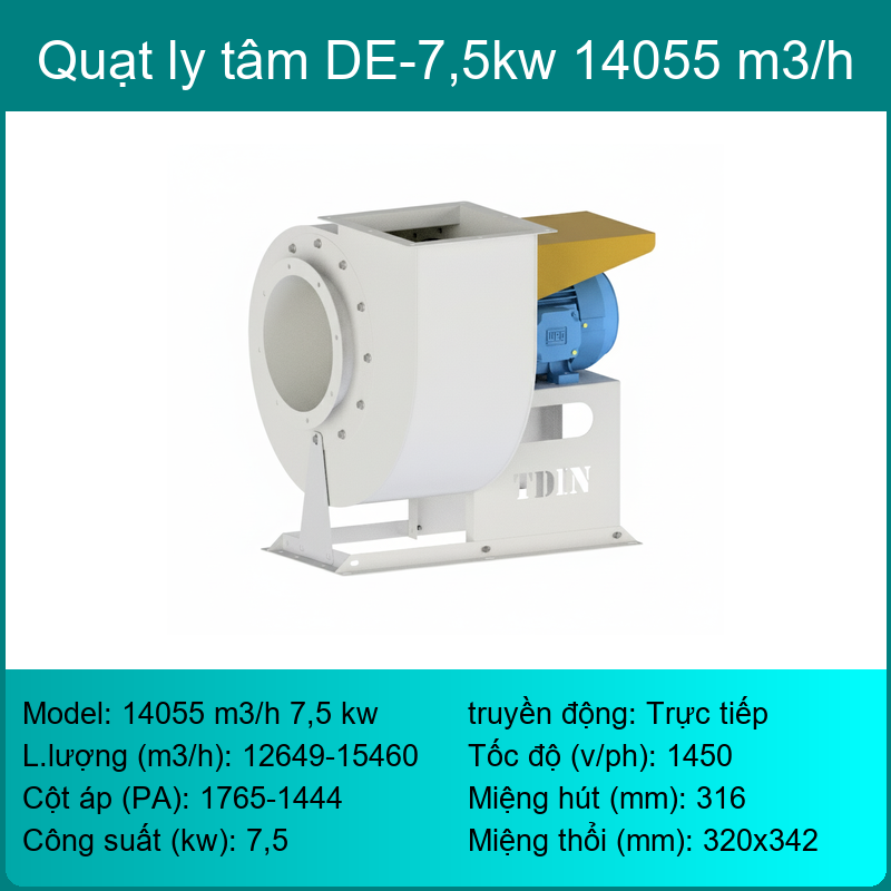 Quạt ly tâm DE