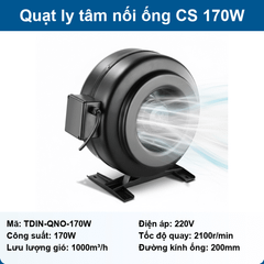Quạt ly tâm nối ống