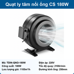 Quạt ly tâm nối ống