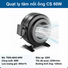 Quạt ly tâm nối ống