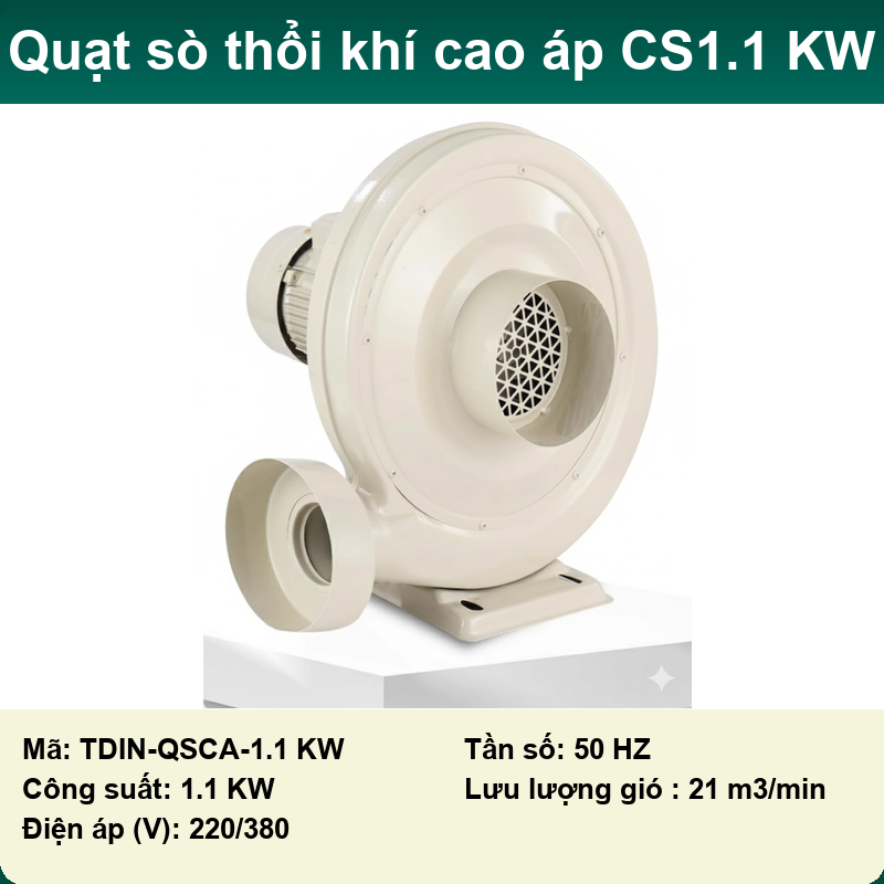 Quạt sò thổi khí áp suất