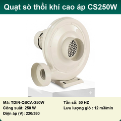 Quạt sò thổi khí áp suất