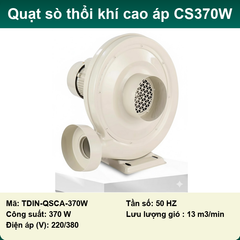 Quạt sò thổi khí áp suất