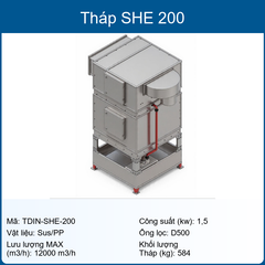 Tháp xử lý khí thải hiệu suất cao ( Tháp SHE ) Scruber High Efficiency
