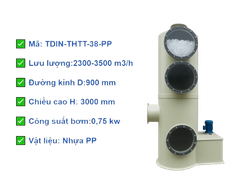 Tháp hấp thụ PP 1800-17700 m3/h PP