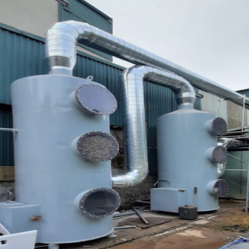 Tháp hấp thụ Thép 1800-17700 m3/h SS