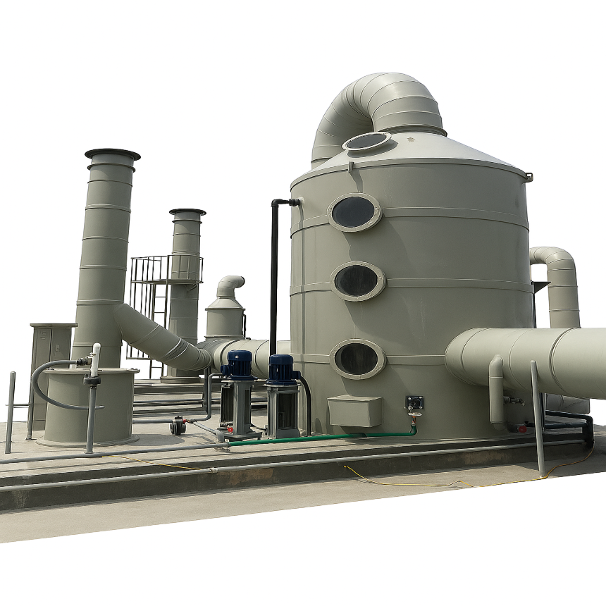 Tháp hấp thụ PP 1800-17700 m3/h PP