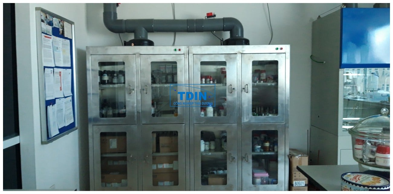Tủ hút hóa chất phòng thí nghiệm