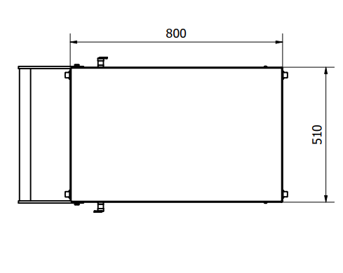 Xe đẩy hàng vòng bi tải trọng 900 kg