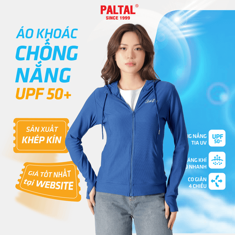 Áo khoác nữ chống nắng, chất poly cát 311p 1336