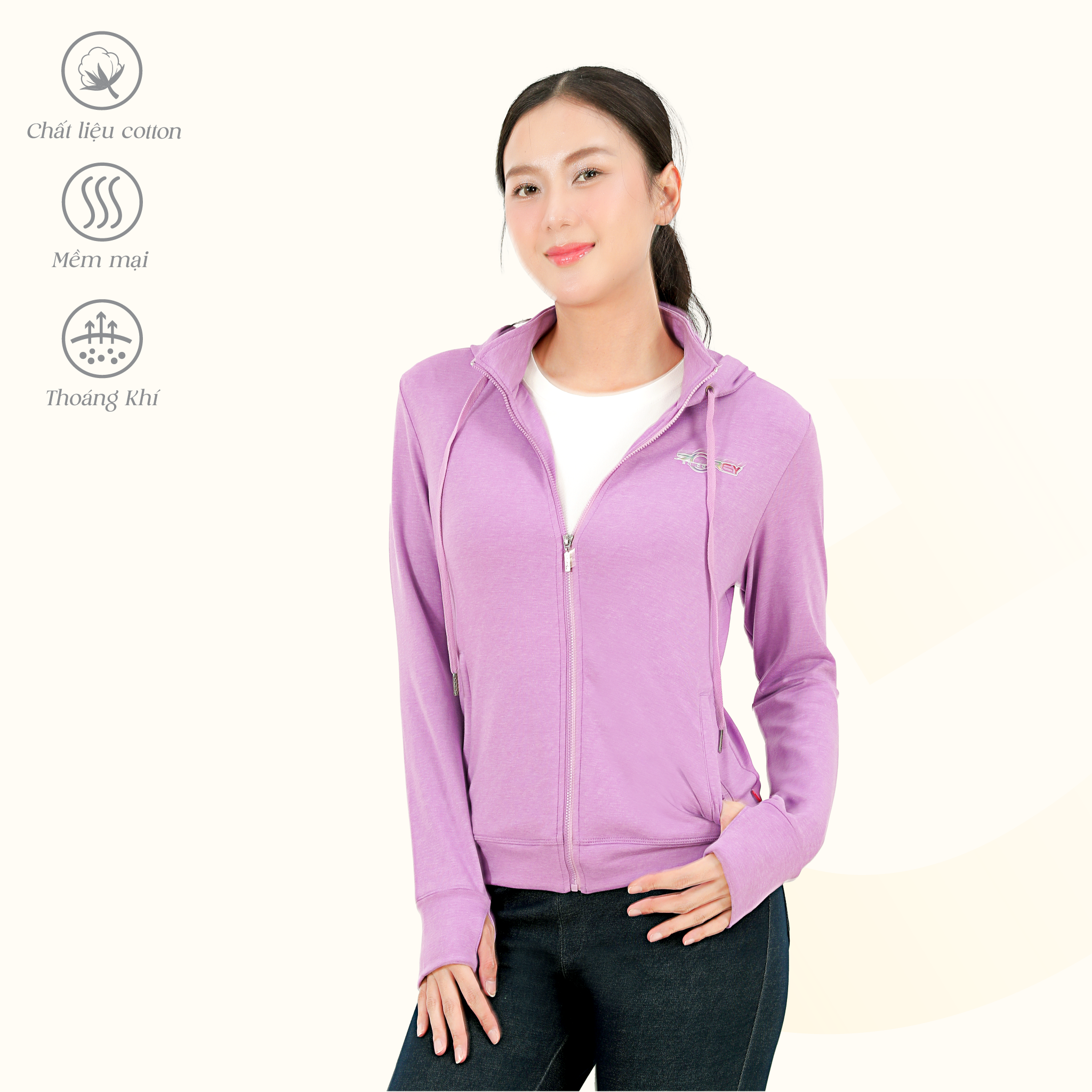Áo khoác chống nắng, chống UV có nón chất liệu Vảy cá cao cấp 431p 1344