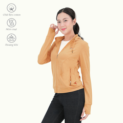 Áo khoác nữ chống nắng, chống UV chất vảy cá cotton TC siêu mát 431p 1356