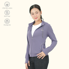 Áo khoác chống nắng, chống UV có nón chất liệu Vảy cá cao cấp 431p 1357