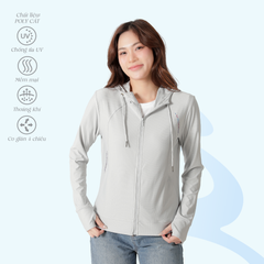 Áo khoác nữ chống nắng, chất poly cát 311p 1321