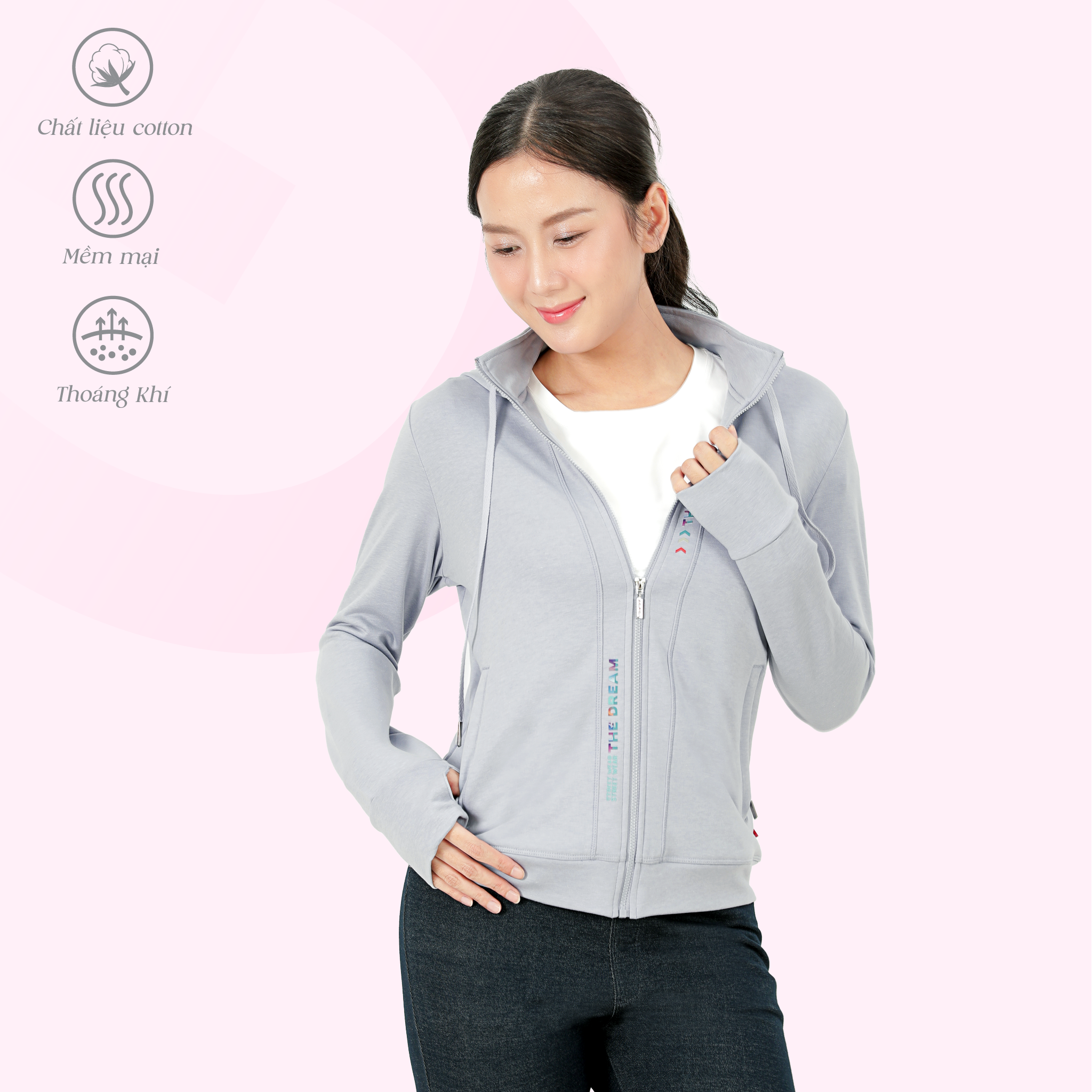 Áo khoác chống nắng, chống UV có nón chất liệu Vảy cá cao cấp 431p 1331