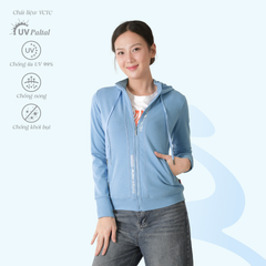 Áo khoác nữ chống nắng, chống UV chất vảy cá cotton siêu mát 431p 1123