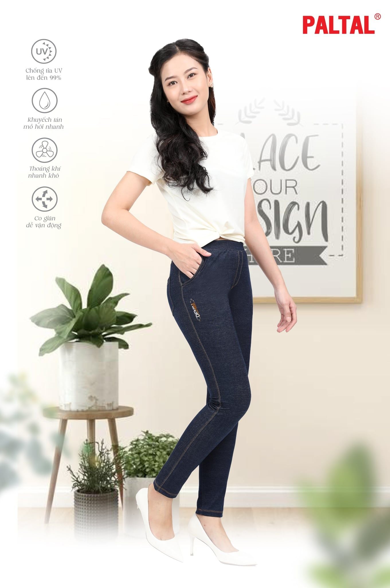 Quần chất jean ống dài 508p 8053