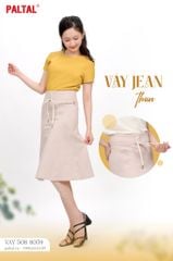Chân váy dài chất jean thun 502p 8059