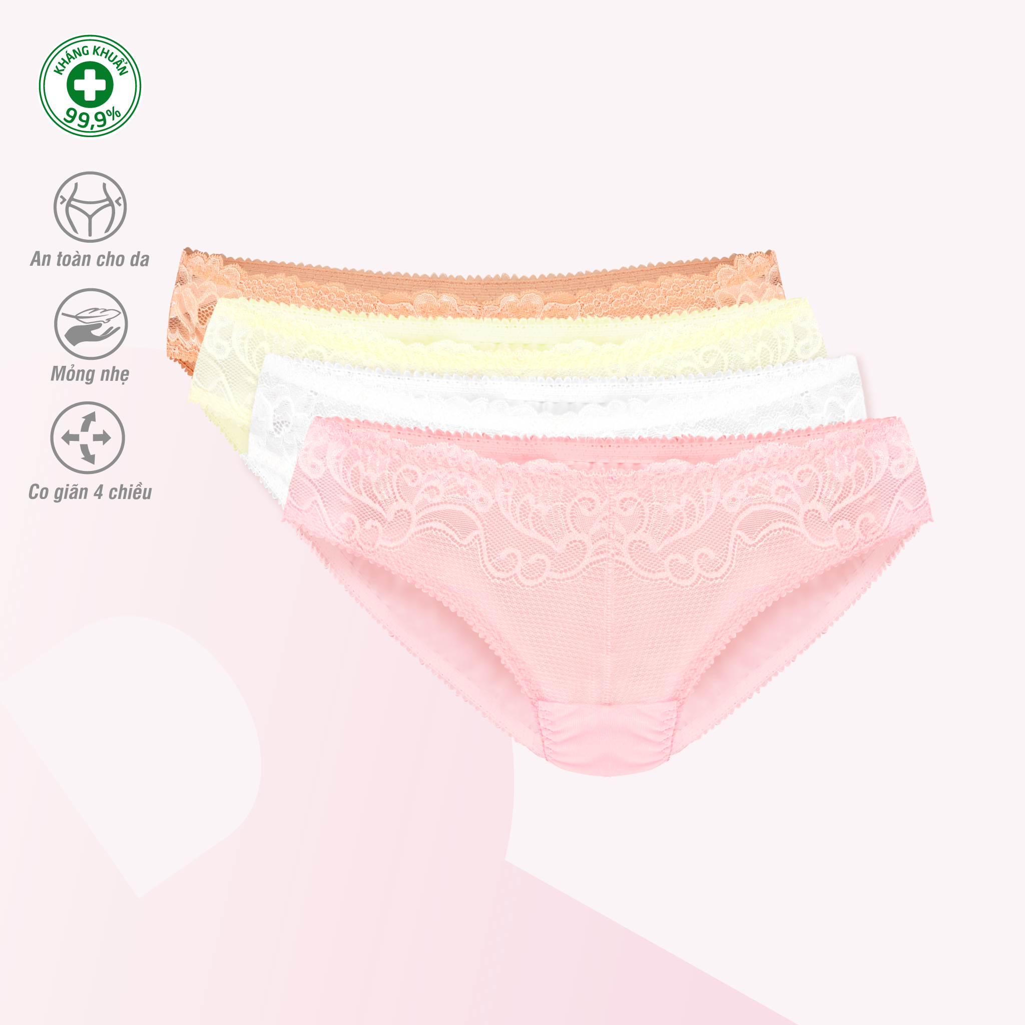 Combo 02-06-10 quần lót nữ chất thun lạnh siêu bền 017p 7260