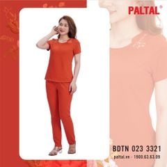 Set đồ bộ nữ kiểu quần dài tay ngắn chất cotton siêu mát 023p 3321