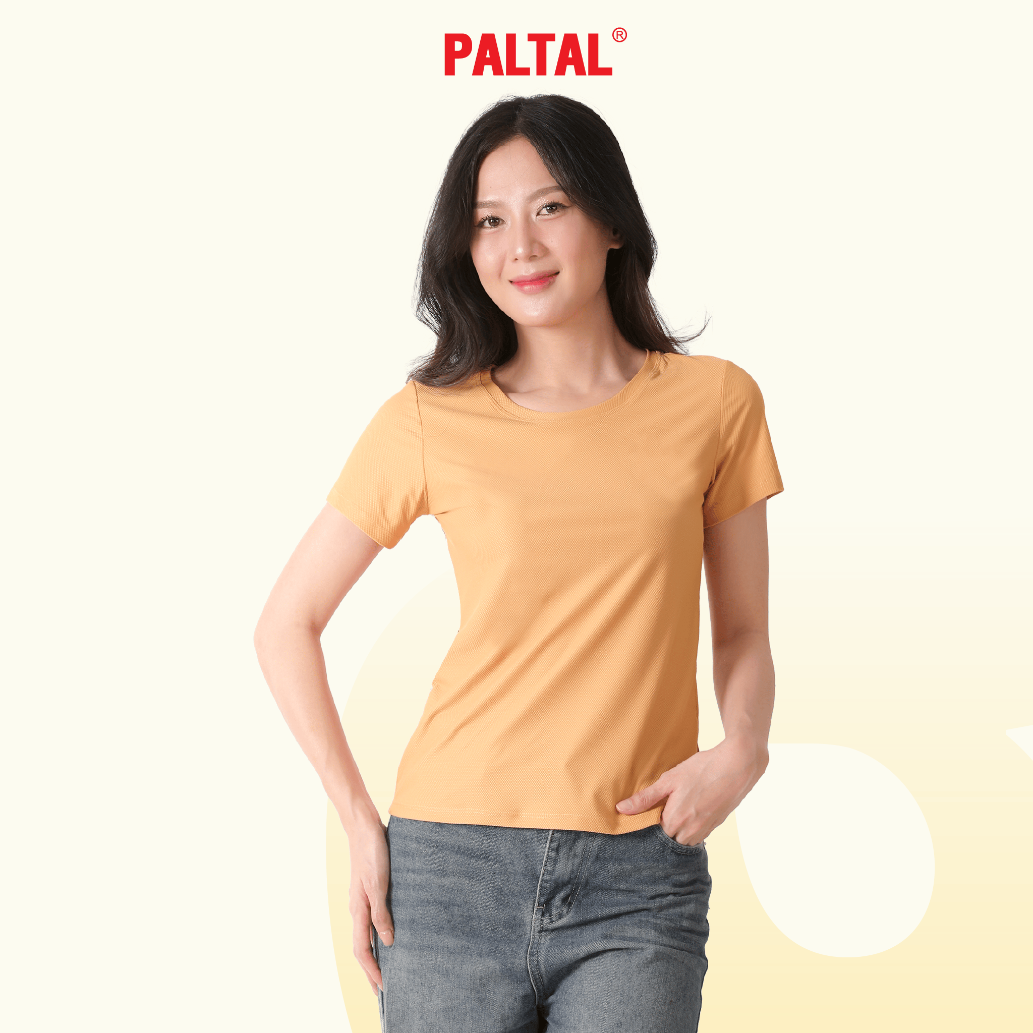 Phôi Áo thun nữ cổ tròn tay ngắn chất silk lạnh siêu mát co dãn 4 chiều  370p 0359
