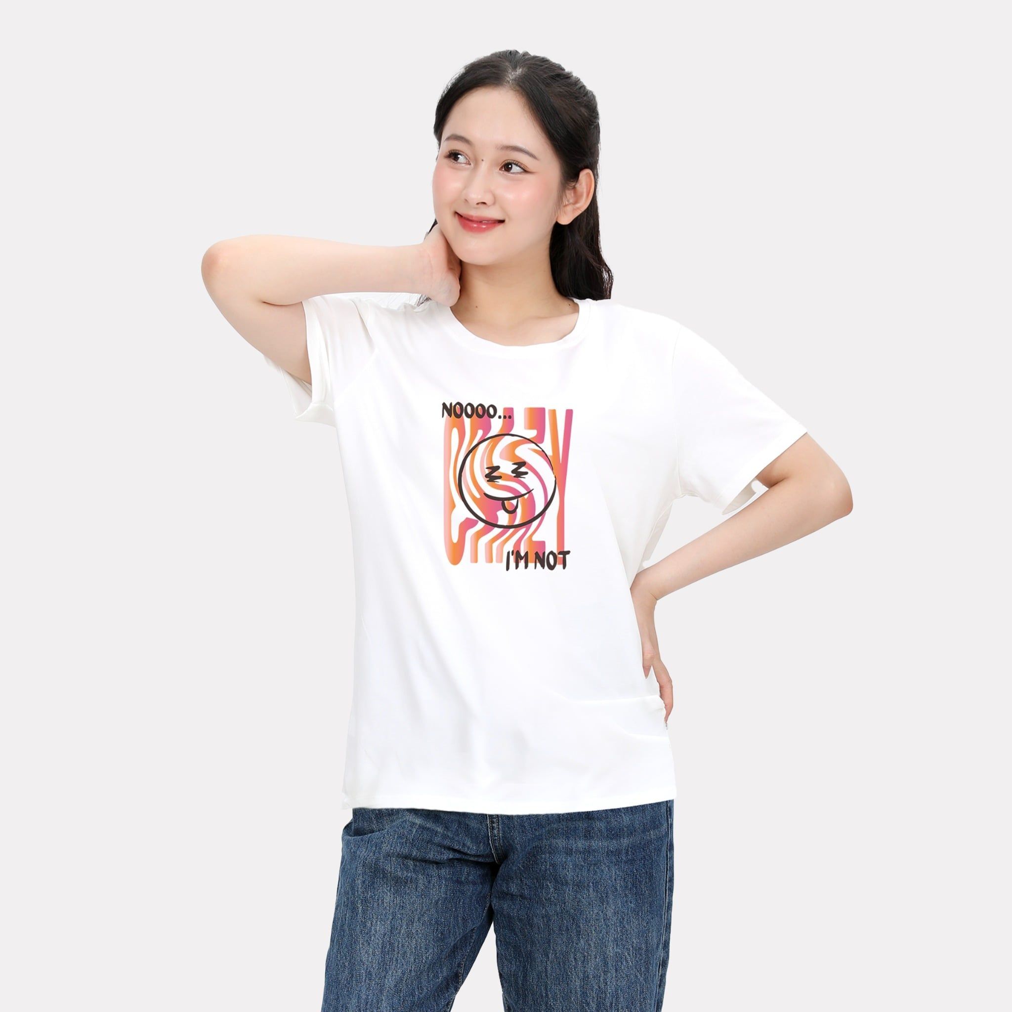 Áo thun nữ tay ngắn chất cotton siêu mát form rộng 020p 0103