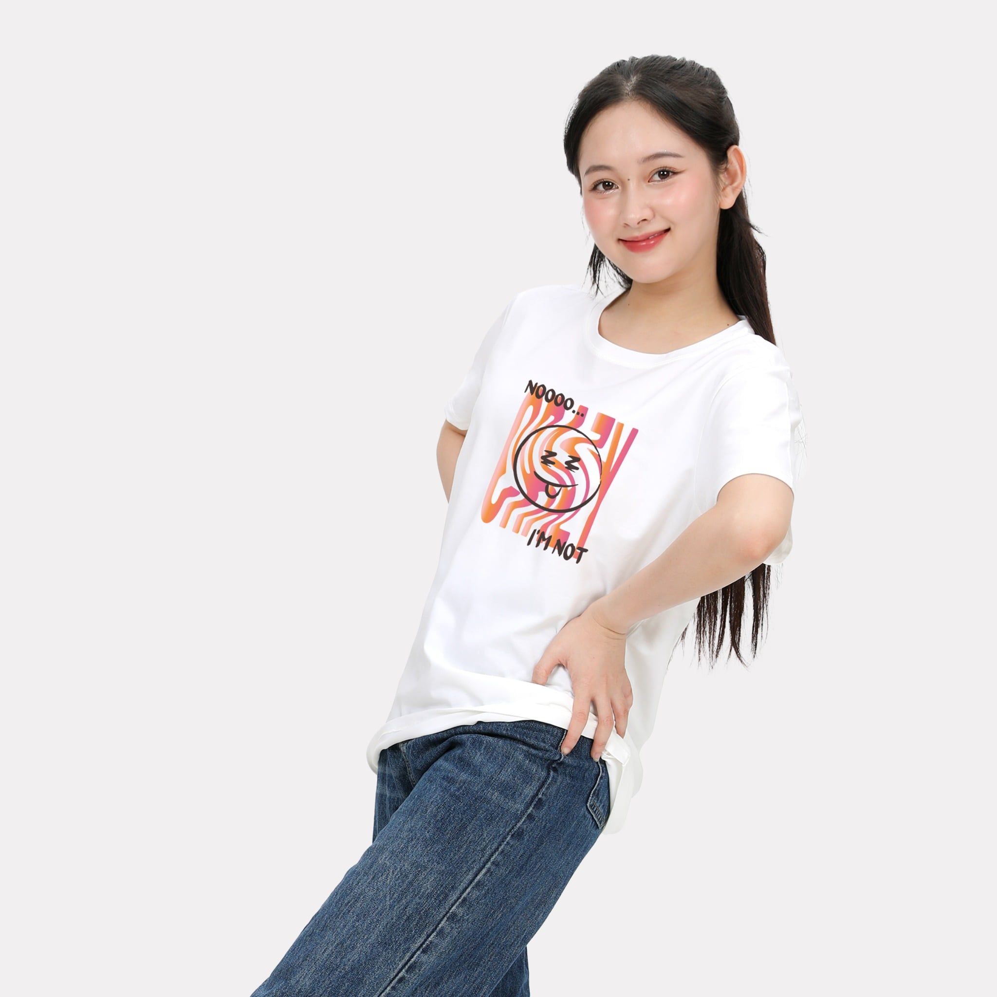 Áo thun nữ tay ngắn chất cotton siêu mát form rộng 020p 0103