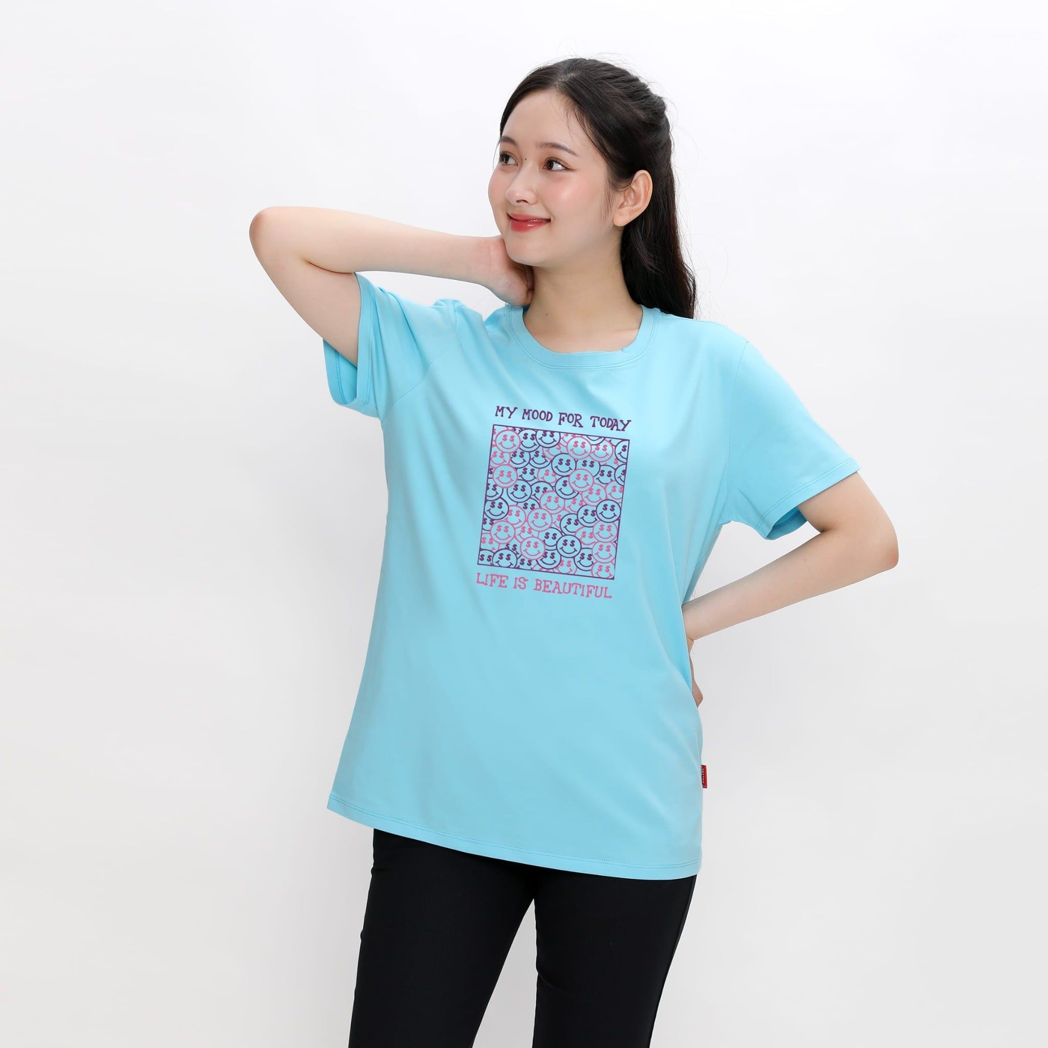 Áo thun nữ tay ngắn chất cotton siêu mát form rộng 020p 0302