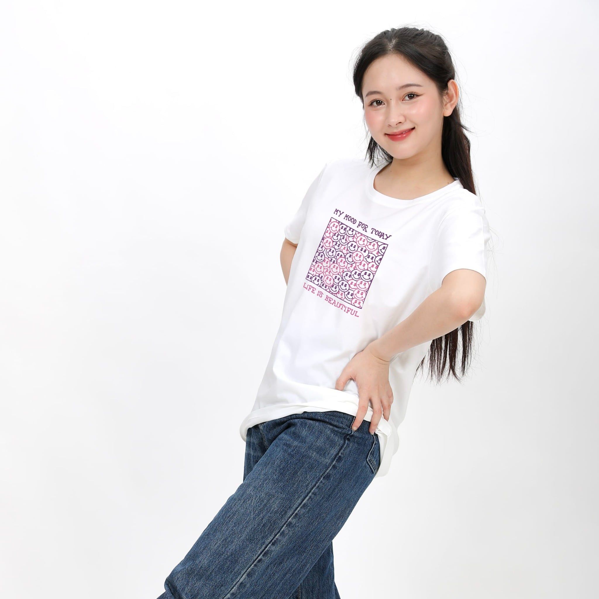 Áo thun nữ tay ngắn chất cotton siêu mát form rộng 020p 0302