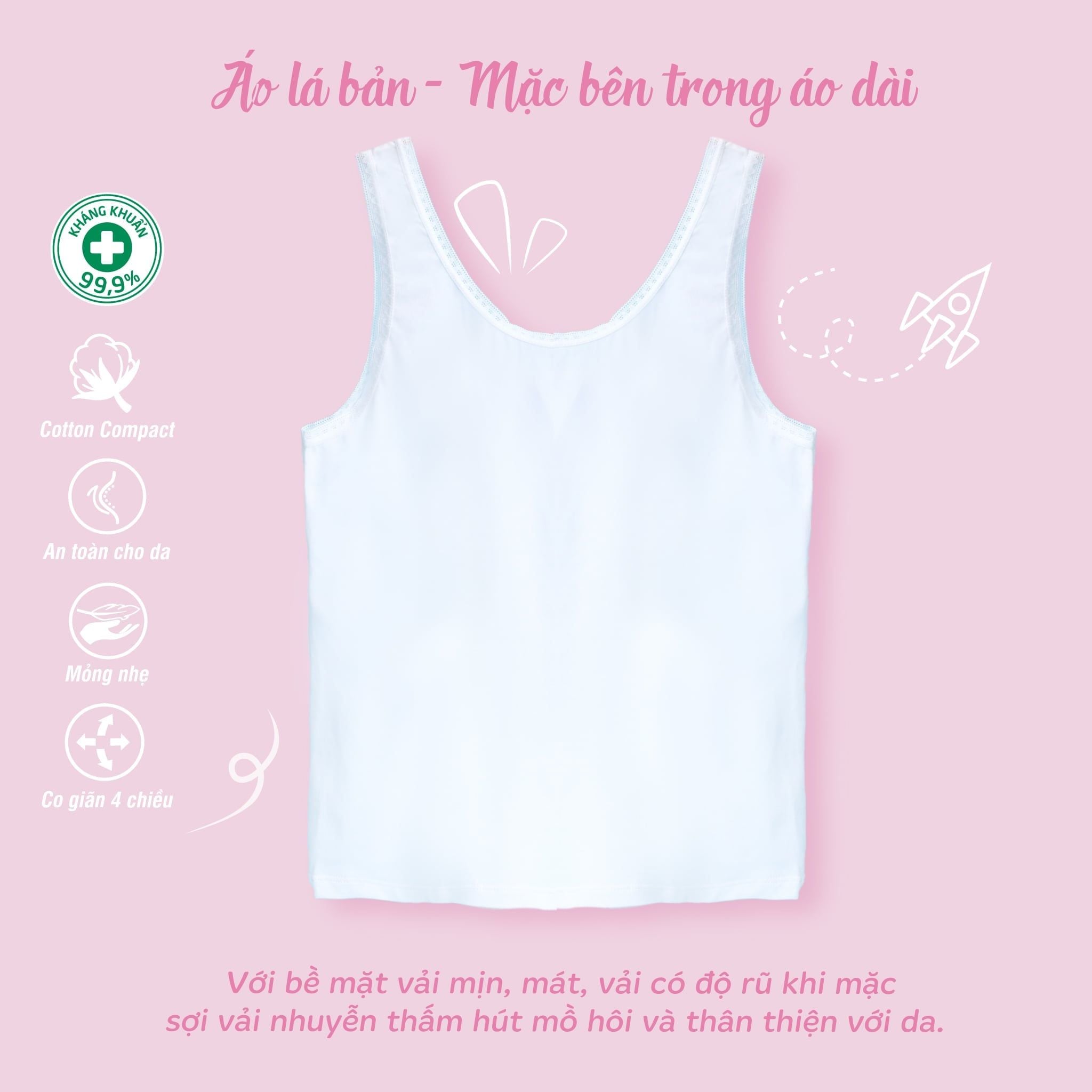 Áo lá học sinh cấp 3 cotton compact 029p 8937