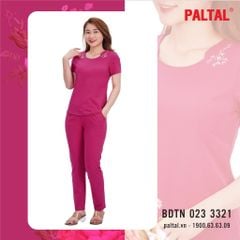 Set đồ bộ nữ kiểu quần dài tay ngắn chất cotton siêu mát 023p 3321