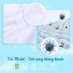Áo lá học sinh - cotton compact mỏng nhẹ 209p 8886