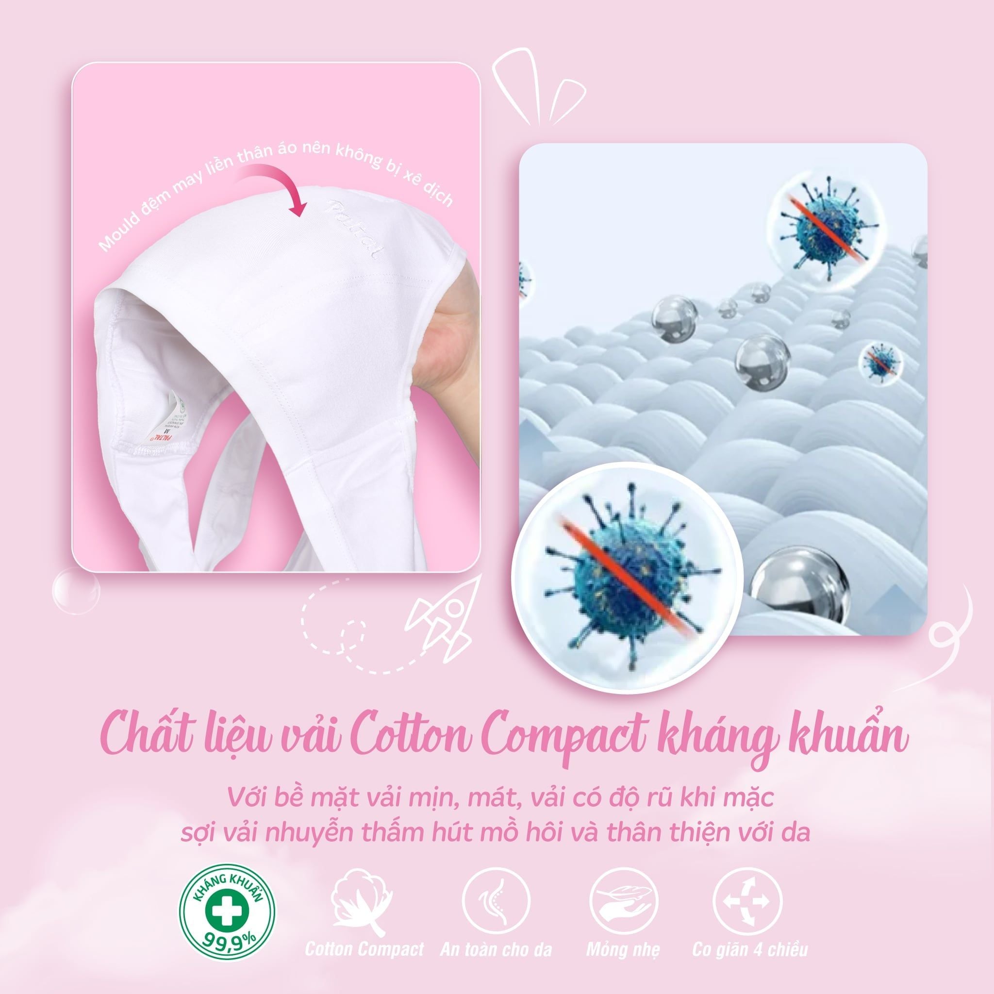 Áo lá học sinh cấp 2  chất cotton compact siêu mát 029p 8934