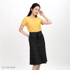 Chân váy dài chất jean thun 502p 8059