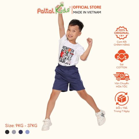 Quần Đùi Thể Thao Cotton Melan Bé Trai Cao Cấp - 468 8512