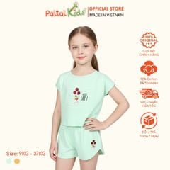 BST Mùa Hạ - Bộ Đùi Tay Ngắn Cotton Mỹ Bé Gái Cao Cấp - 025 2048