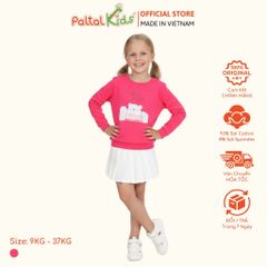 Áo Sweater Cotton Borib Hình In Gấu Bắc Cực Bé Gái Cao Cấp - 220 1377