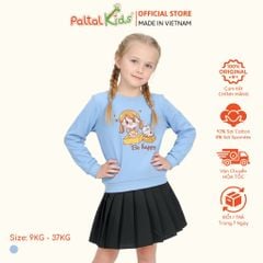 Áo Tay Dài Chất Borip Cotton Cho Bé Gái 220p 1380
