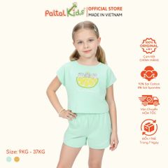 BST Mùa Hạ - Bộ Đùi Tay Ngắn Cotton Mỹ Bé Gái Cao Cấp - 025 5158