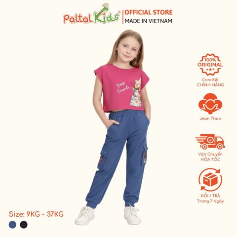 Quần Dài Túi Hộp Jean Thun Bé Gái Cao Cấp - 508 8504