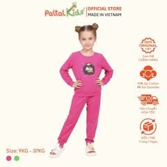 BST Mùa Đông - Bộ Dài Tay Dài Cotton Mỹ Bé Gái Cao Cấp - 023 6085