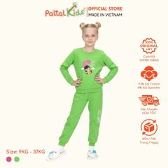 BST Mùa Đông - Bộ Dài Tay Dài Cotton Mỹ Bé Gái Cao Cấp - 023 6034