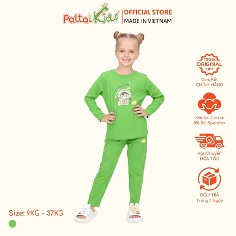 BST Mùa Đông - Bộ Dài Tay Dài Cotton Mỹ Bé Gái Cao Cấp - 023 6081