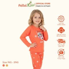 BST Mùa Đông - Bộ Dài Tay Dài Cotton Mỹ Bé Gái Cao Cấp - 023 6036