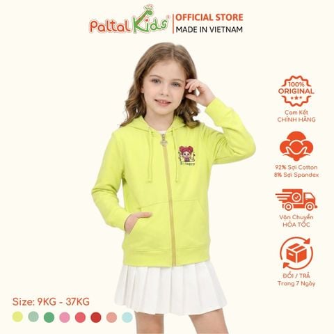 Áo Khoác Hình In Cô Gái Tóc Đỏ Cotton TC Chống Nắng Bé Gái Cao Cấp - 431 4029