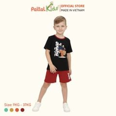 Đồ Bộ Đùi Cơ Bản Cotton Mỹ Hình In Chú Gấu Bé Trai Cao Cấp - 025 2109