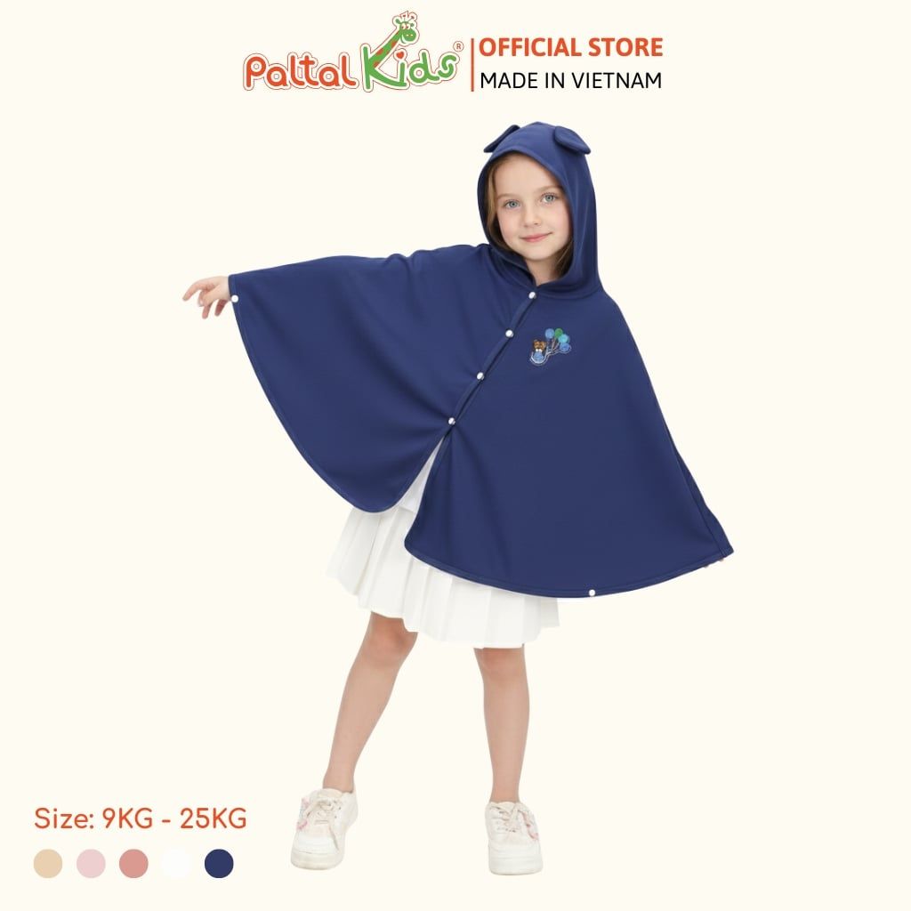 Áo Choàng Cánh Dơi Poly Bé Gái Cao Cấp - 311 4011