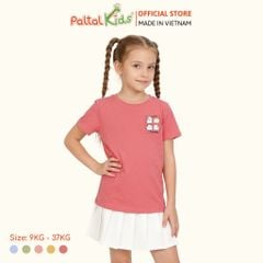 Áo Thun Cotton Melan 4 Chú Mèo Bé Gái Cao Cấp - 190 1409