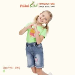 Áo Thun Cotton Mỹ Hình In Heo Hồng Với Cây Kem Bé Gái Cao Cấp  - 020 1363