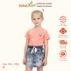 Áo Thun Cotton Mỹ Hình In Gấu Panda Bé Gái Cao Cấp - 020 1366